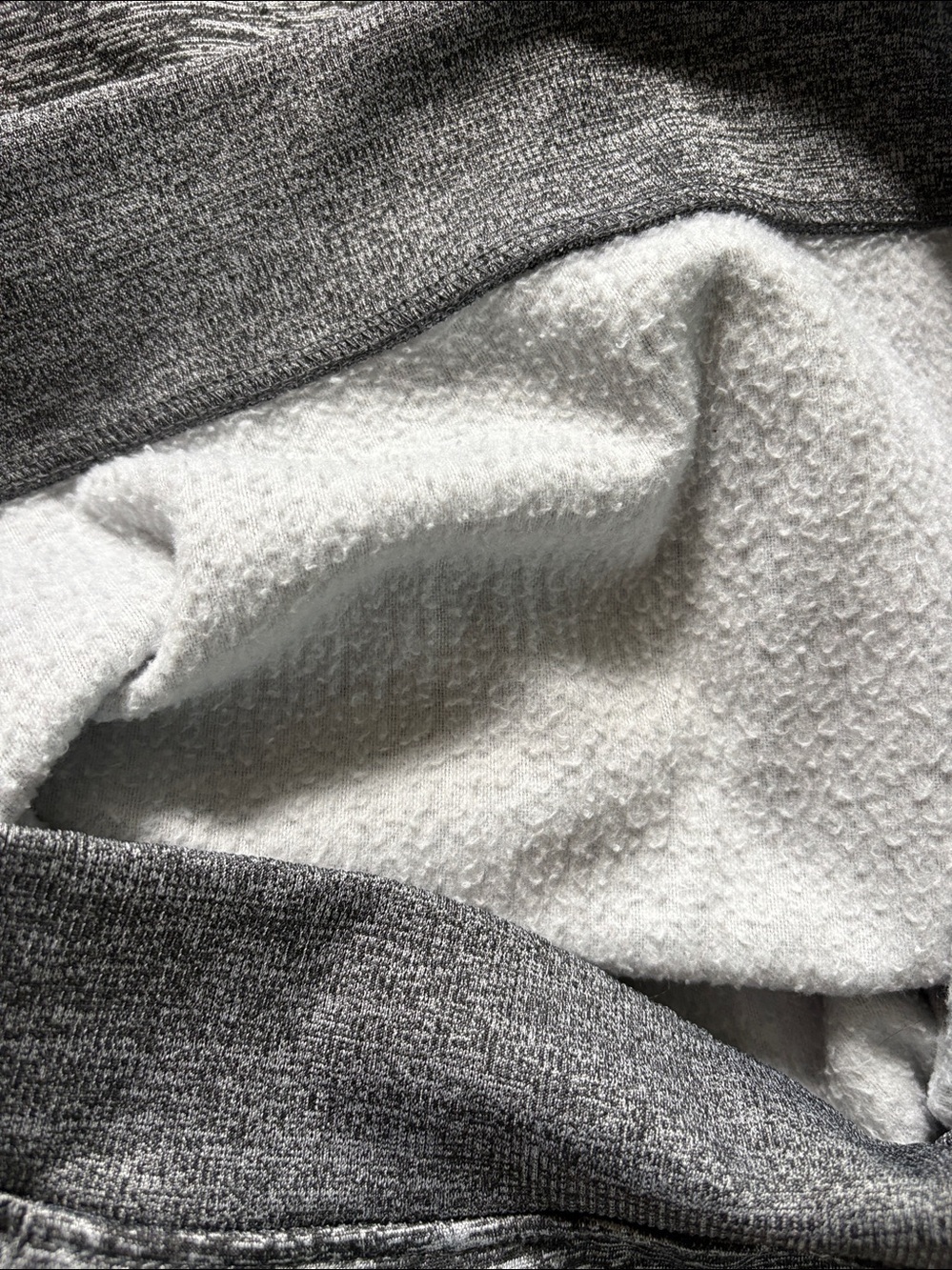 NBA Gray Heather Pullover Hoodie white NBA logo front long sleeve front pocket - Picture 13 of 14